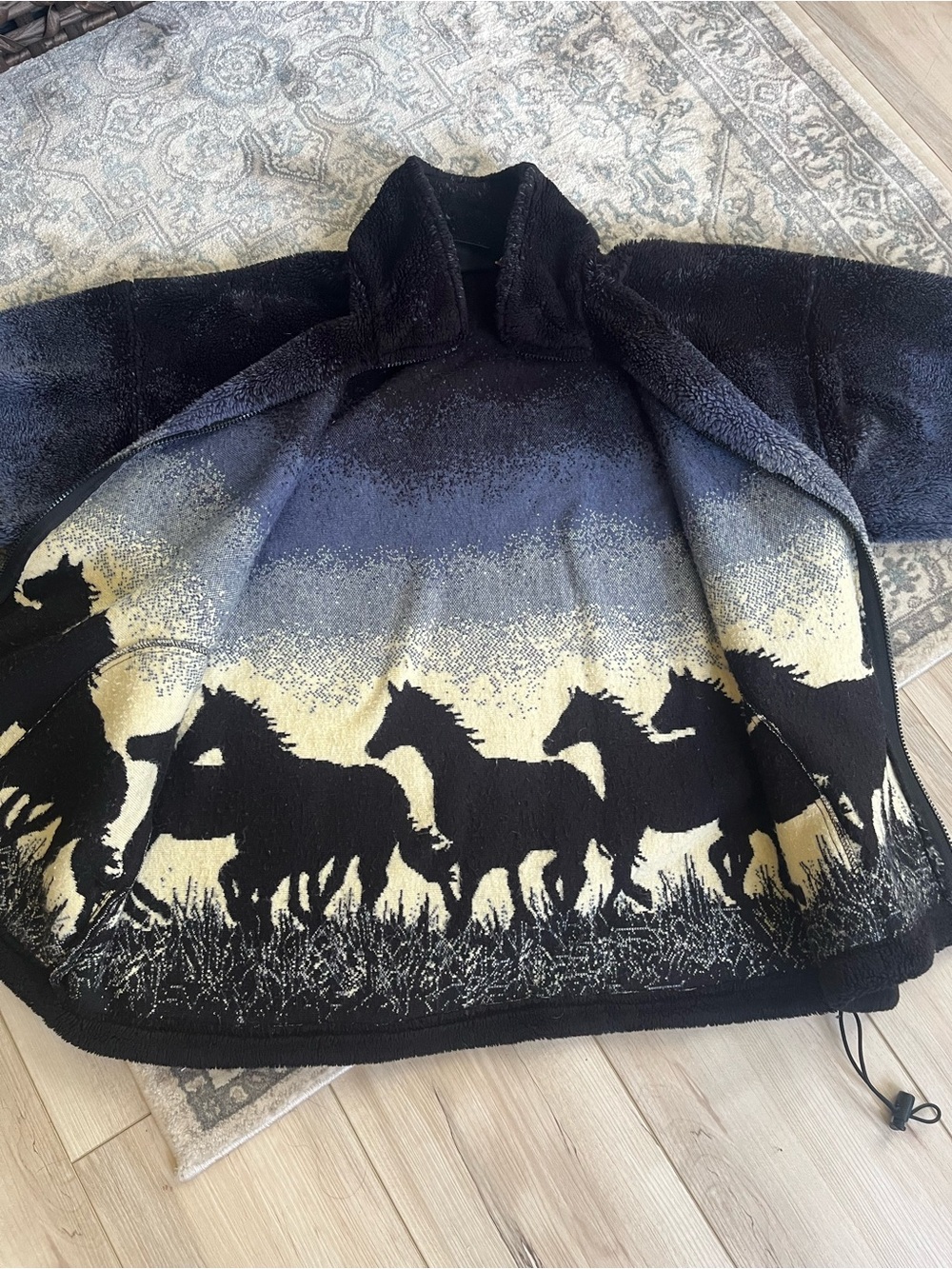 Vintage horse fleece - Picture 8 of 13